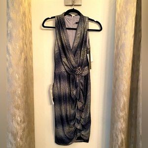 NWT- David Meister size 4 embellished cocktail dress from Saks